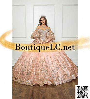 Rose Gold Showstopper Quince Dress