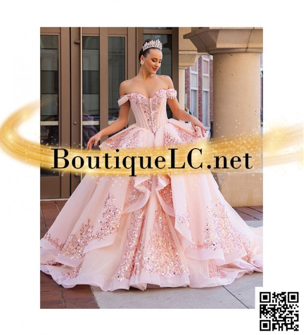 Peach Blossom Quince Dress